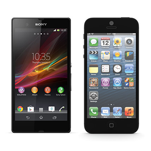 Sony_Xperia_Z_vs_Apple_iPhone_5