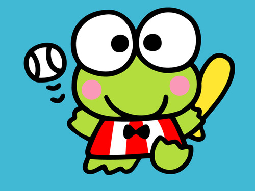 keroppi-baseball
