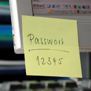 security-password-postit